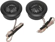 2Pcs Mini Car Tweeter, 800W Max High Performance Mini Dome Tweeter Speakers for Car Audio System, Car Speakers with Stickers, High Fidelity Sound Car Loudspeaker