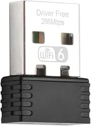 Wi-Fi USB 2.0 Mini Adapter,Wireless Network Adapter for PC Desktop,200Mbps/433Mbps Network External Receiver, Travel Size WiFi Dongle for Win7/Win10/Win11