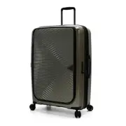Tosca Space X 29" Trolley Checked Hard Back Travel Luggage Suitcase - Champagne