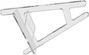 HAWILLOSCH Acrylic Mobile Phone Holder Elegant Display Stand for Photos Artwork Plates Decorative Desktop Support for Home Decor for Easels and Plate Displays