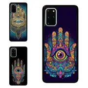 Anti scratch Cover For Samsung S21 S22 S23 S24 Ultra FE Hamsa Buddha eyes