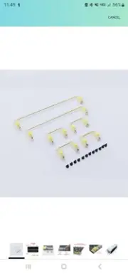 60% 87 Mechanical keyboard Pcb Mounted Stabilizer Case 6.25u Modifier Key Plate