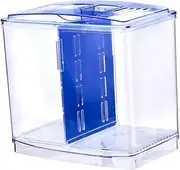 WeiLaiKeQi Betta Fish Tank Fish Basket Aquarium Betta Bowl with Divider for Home Living Room