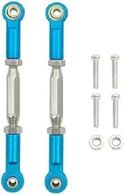 Metal Turnbuckles Camber Link Rod Linkage Set for 4X4 VXL 2WD Hoss 1/10 RC Car Upgrade Parts (Color : Light Blue)
