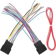 KALLORY 1Set Radio Wire Harness Kit for Automotive Wiring Harness with Female Plug Design Compatibility Stable Connection for Car Audio System