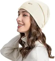 [ZLYC] Women's Wool Cashmere Knitted Winter Slouchy Beanie