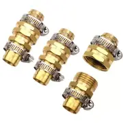 3x Conector macho hembra reparador de reparación de manguera de jardín de 3/4"