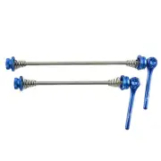 OMNI Racer WORLDS LIGHTEST Race-Lite Titanium Alloy Road Wheel Skewers: 46g BLUE