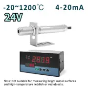 24V Industrial Temperature Controller Non-contact Infrared Thermometer Sensor