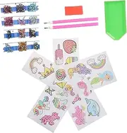 ERINGOGO 1 Set DIY Rhinestone Stickers for Gemstone Drawing Stickers Fun Craft Kit for Boys for Parties Easy to Use Portable Enhances Parent Bonding