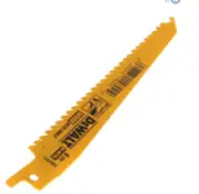 6" 6 TPI Taper Back Bi-Metal Reciprocating Blade for Wood Cutting