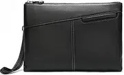 [DAFFGUI] Clutch Bag for Men Genuine Leather Handbag Multipurpose Wallet Fashion Card Holder Purse