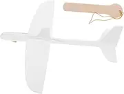ibasenice DIY Wood Airplane Kit Handicrafts Toy for Boys and Girls 1 Set Wooden Glider Plane Model Plane Kit
