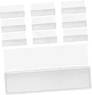 CANIGHT Card Sleeves Adhesive Pockets 60pcs Label Holders for Warehouse Office Document Sorting