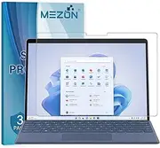 MEZON [3 Pack] Ultra Clear Film Screen Protector for Microsoft Surface Pro 10 / Pro 9 / Pro 8 / Pro X (13") – Case and Surface Pen Friendly, Shock Absorption (Surface Pro 10, Clear)
