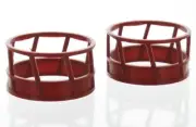1:64 Hay Feeder Red 2 pack 3D to Scale Diorama Display Farm