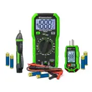 Commercial Electric Kit Digital Multimeter Voltage Tester and GFCI Socket Tester