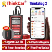 2024 THINKCAR ThinkDiag2 Car Diagnostic tool Bi-Directional CAN FD OBD2 Scanner