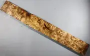 Guitar Neck Blank Worm-hole Barky Golden Camphor Wood Burl Luthier Supply
