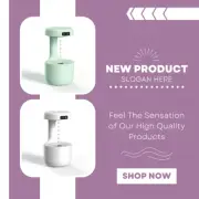 Anti-gravity Air Humidifier Mute Countercurrent Humidifier Levitating Water Drop