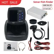 FF918-CWL 300M/984.3FT Boat Fish Finder Remote Sonar Fish Finder 3.5" LCD