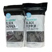 2 Happy Belly Tellicherry Black Pepper - Whole Peppercorn - 1 Lb Bags - Ex: 5/27