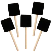 The Art Studio Foam Brushes-50mm (5 Piece)