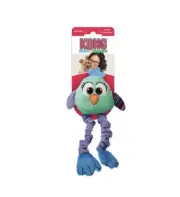 X-SMALL Kong Dots & Daisies OWL Plush Squeaky Dog Toy Play Tug Fetch Toss Catch