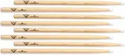 Vater Hickory Drumsticks 4-pack - 5B - Nylon Tip (5-pack) Bundle