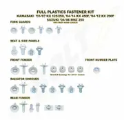 Bolt Complete set of plastic screws for Kawasaki KX-F250 /450