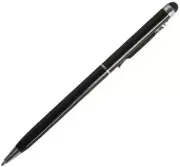 Stylus Pen Retractable Ball Point Non-Scratch Nib Touch and Write 140mm Black