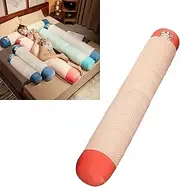 Long Bed Pillow, Plush Soft Breathable Body Pillow Removable Washable for Sleeping (Rabbit 85CM)