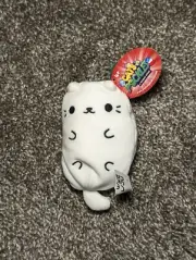 Snowball Cats Vs Pickles 4” Holiday Bean Cepia - Red Tag