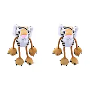 2x The Puppet Company Tiger Finger Puppets 13cm Fun Play Toy Kids/Children 12m+