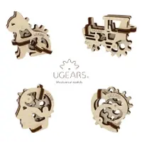 在飛比找蝦皮購物優惠-UGEARS｜迷你紀念套組【木百貨】自我推進模型｜木製模型｜