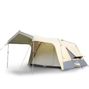 【Turbo Tent】8人帳篷露營全套組第3代(Turbo Lite300 3代 + 邊片x2 + Lite300前門片)