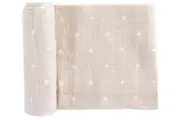Little Unicorn: Single Cotton Muslin Swaddle - Taupe Cross