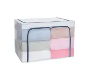 Storage Container Transparent Stackable Concise Ziped Storage Container for Famliy-3#