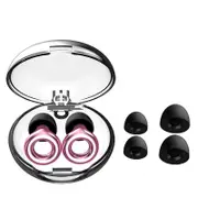 Silicone Plating Earplugs Noise Reduction Soundproof Peaceful Sleep Ergonomic Design Comcompatibletable Wearing Earplugs Rose Gold