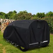 Log Splitter Cover Outdoor Waterproof Heavy Duty 95L×49W×42H in,Fits 22 - 60-Ton Hydraulic Dual Position Log Splitter All Weather Protection Resistant to rain, snow, wind, dust, UV (Black)