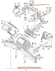 AUDI A6 C7 MAP Pressure Sensor 038906051K