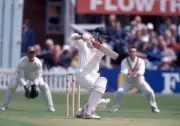 Iain Sutcliffe batting for Leicestershire during the Benson a- Old Cricket Photo