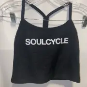 Soulcycle x Beyond Yoga Spacedye Racerback Crop Tank Black Size S NWT $78