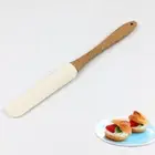 1PC Scraper Durable Wood Handle Utensil Spatula Cream Butter Removable Si.K8