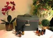 VINTAGE doTERRA Essential Oils 2016 Convention Train Case holds 73 15ml bottles