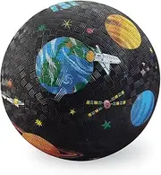 'Crocodile Creek Rubber Playground Ball, Ships Inflated, PVC-Free, Durable Design for Outdoor Games and Active Ball Sports, for Kids Ages 3 Years and Up, 5''/7” Size,'