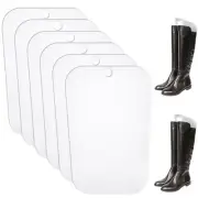 12 Sheets 6 Pairs Boot Shaper Form Inserts 16 Inch Boot Shaper Support for Wo...