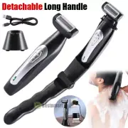 USB Electric Back Shaver For Men Body Grooming Leg Armpit Chest Shaver Trimmer