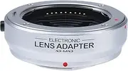 [FocusFoto] Electronic AF Auto Focus Adapter Ring for Four Thirds 4/3 lens to Olympus PEN Panas0nic Lumix Micro Four Thirds (MFT, M4/3) Mount Mirrorless Camera Body as DMW-MA1 MMF-1 MMF-2 MMF-3 (Silver)