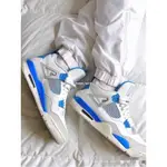 JORDAN 4 RETRO “MILITARY BLUE”藍白北卡 308497-105